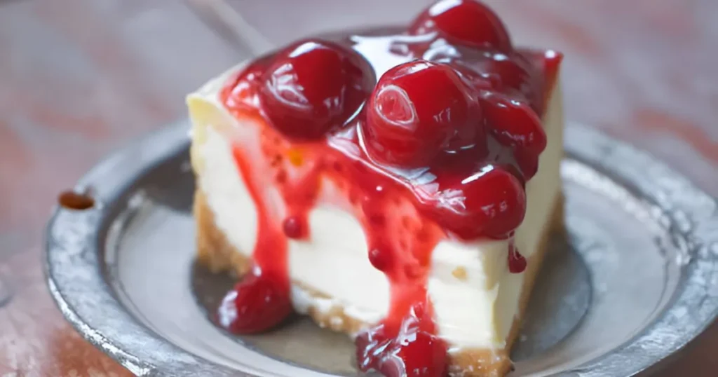 cherry cheesecake