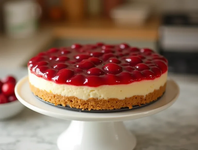 no bake cherry cheesecake