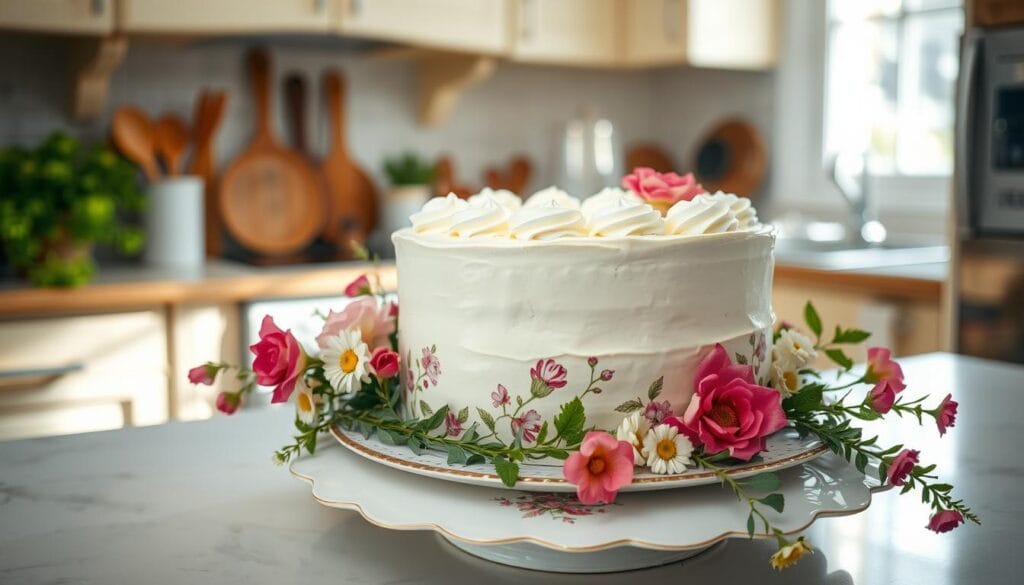 homemade grandma's cake with your loved ones