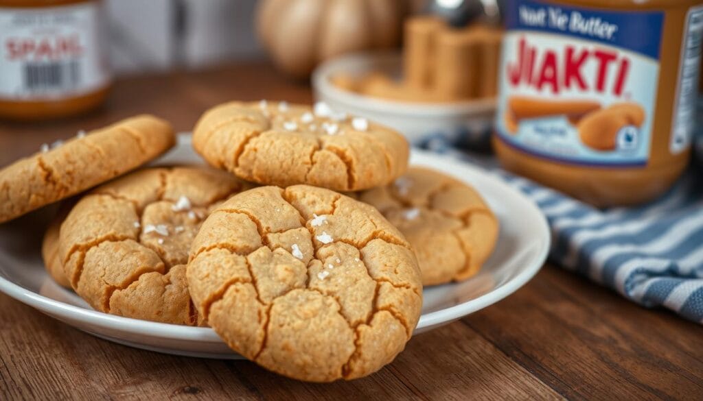 chewy peanut butter cookies