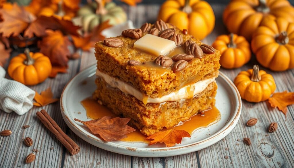 ngredients for the pumpkin dump cake recipe