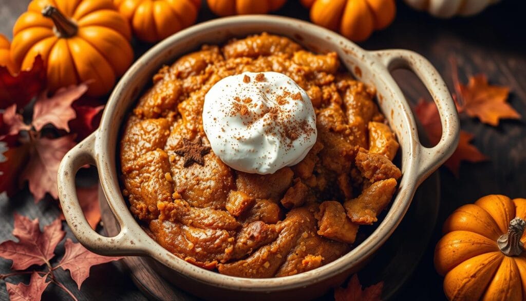 pumpkin spice dump cake