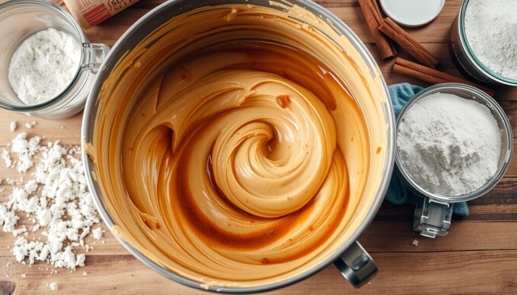 Swirling the Cinnamon Filling