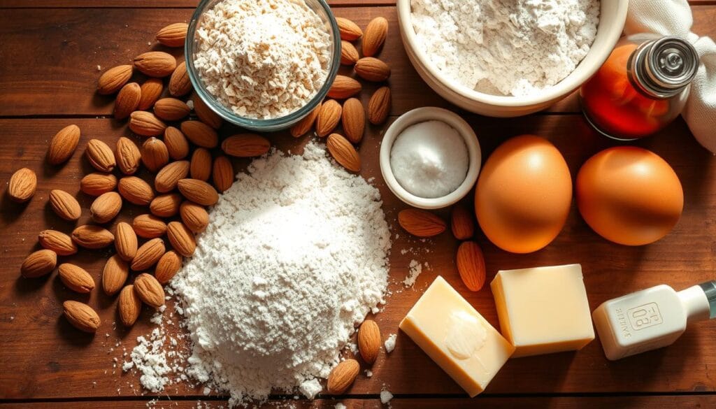 making an almond flour cake