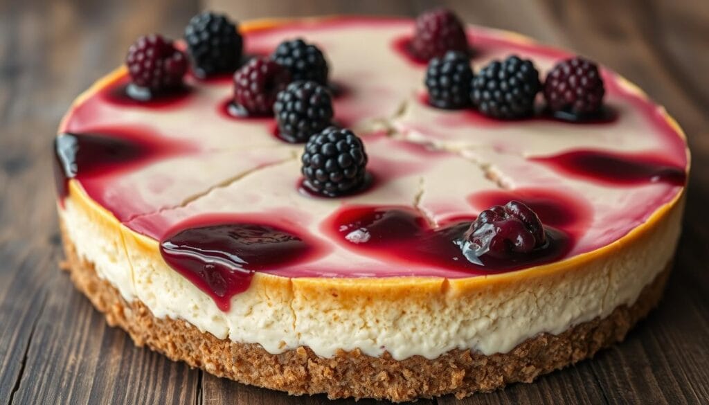 avoid cheesecake cracks, overbaked cheesecake