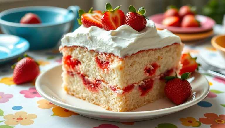 strawberry poke cake recipes