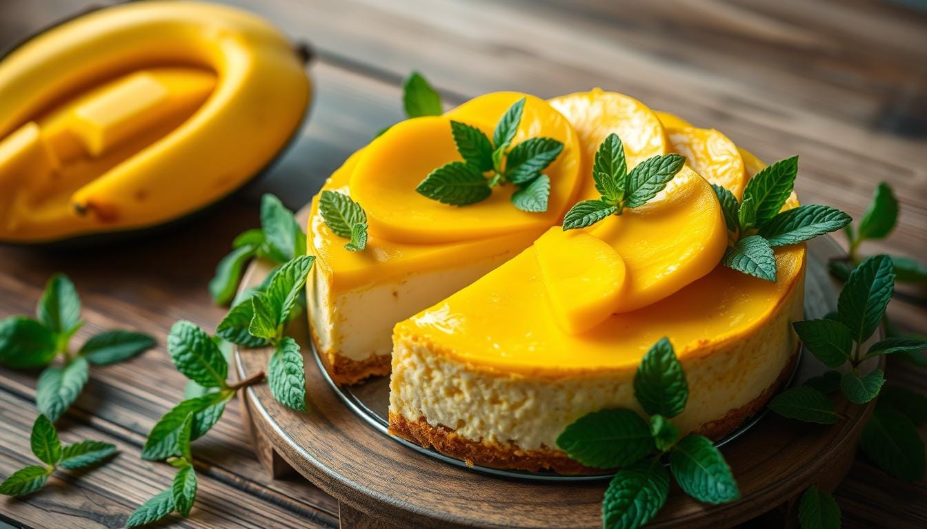 mango cheesecake bake